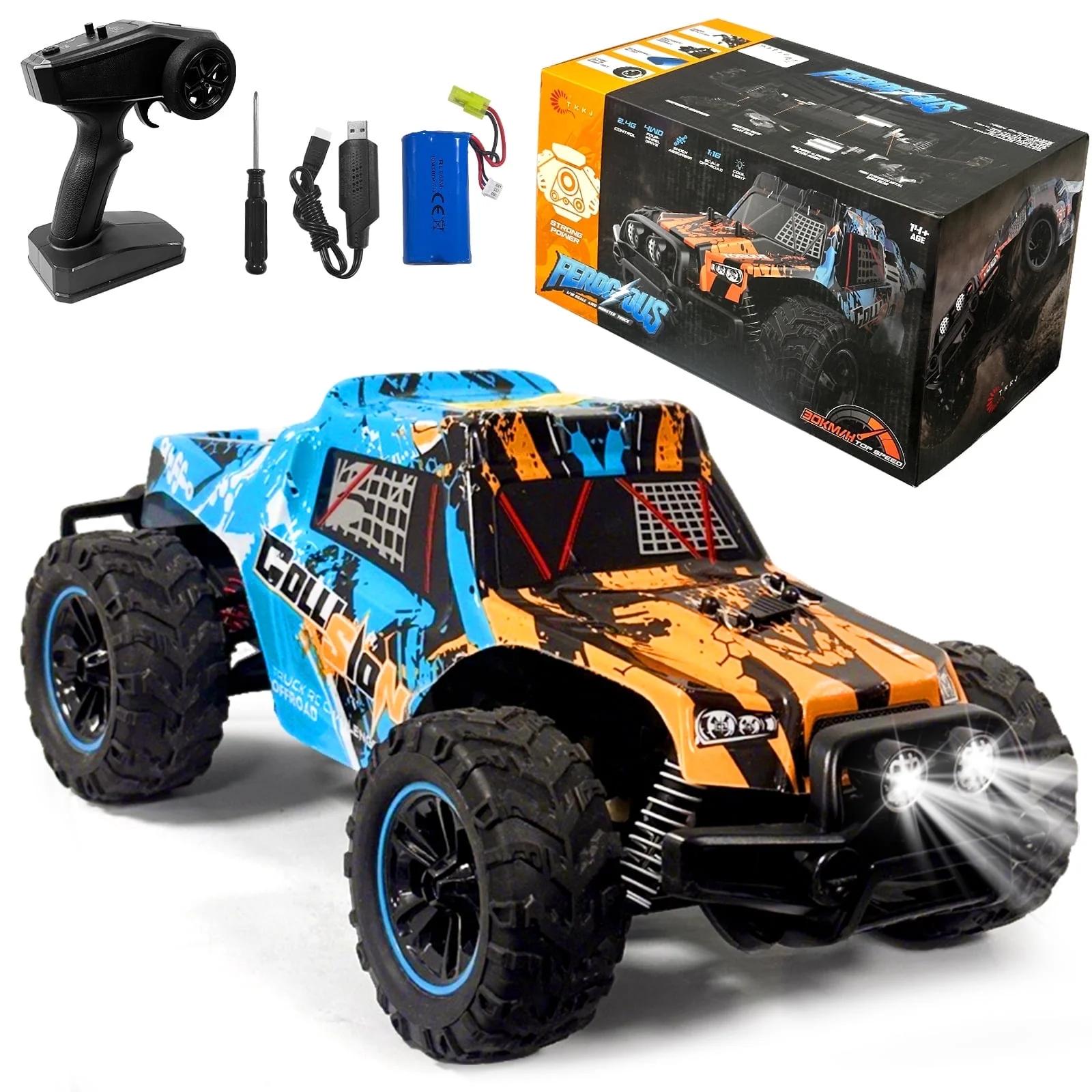 

Remote Control Car, 2.4GHz High Speed 26KM/H RC Cars, Gifts Toys for Adults Boys 8-12 оранжевый