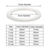 Anelli di Gomma per Caffè Moka Italiana Anello di Tenuta Flessibile Anello Guarnizione Accessori Caffè Sostituire Per Tazze Moka Caffettiere Espresso