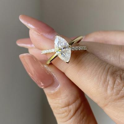 Temperament Leichter Luxus Eingelegter Zirkonring Damen Nische Design Sinn Vielseitig Exquisit Persönlichkeit Zeigefingerring