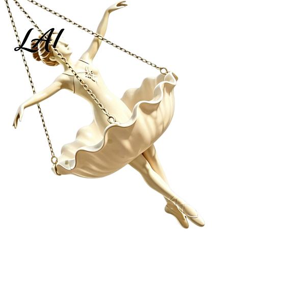 Vaso da Appendere per Succulente Danzatrice di Balletto Fioriera Carina Ballerina in Resina Fioriera per Piante Elegante Artistico Supporto per Fioriere per Piante Ricadenti Piante Ragno