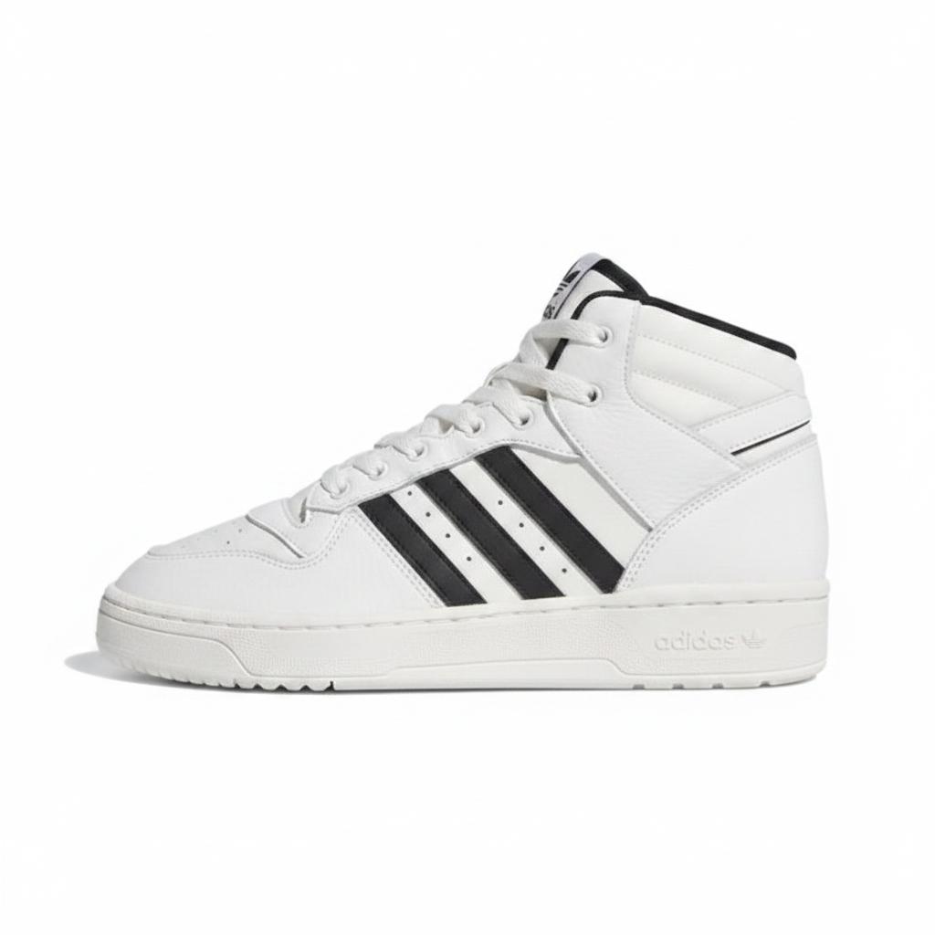 adidas נעלי סקייט גבוהות Originals Rivalry נעלי ספורט יוניסקס לבן שחור ID6158