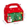 12PCS Festive Design Christmas Eve Gift Box Holiday Print Biscuit Packaging Box  Holiday Gift Giving