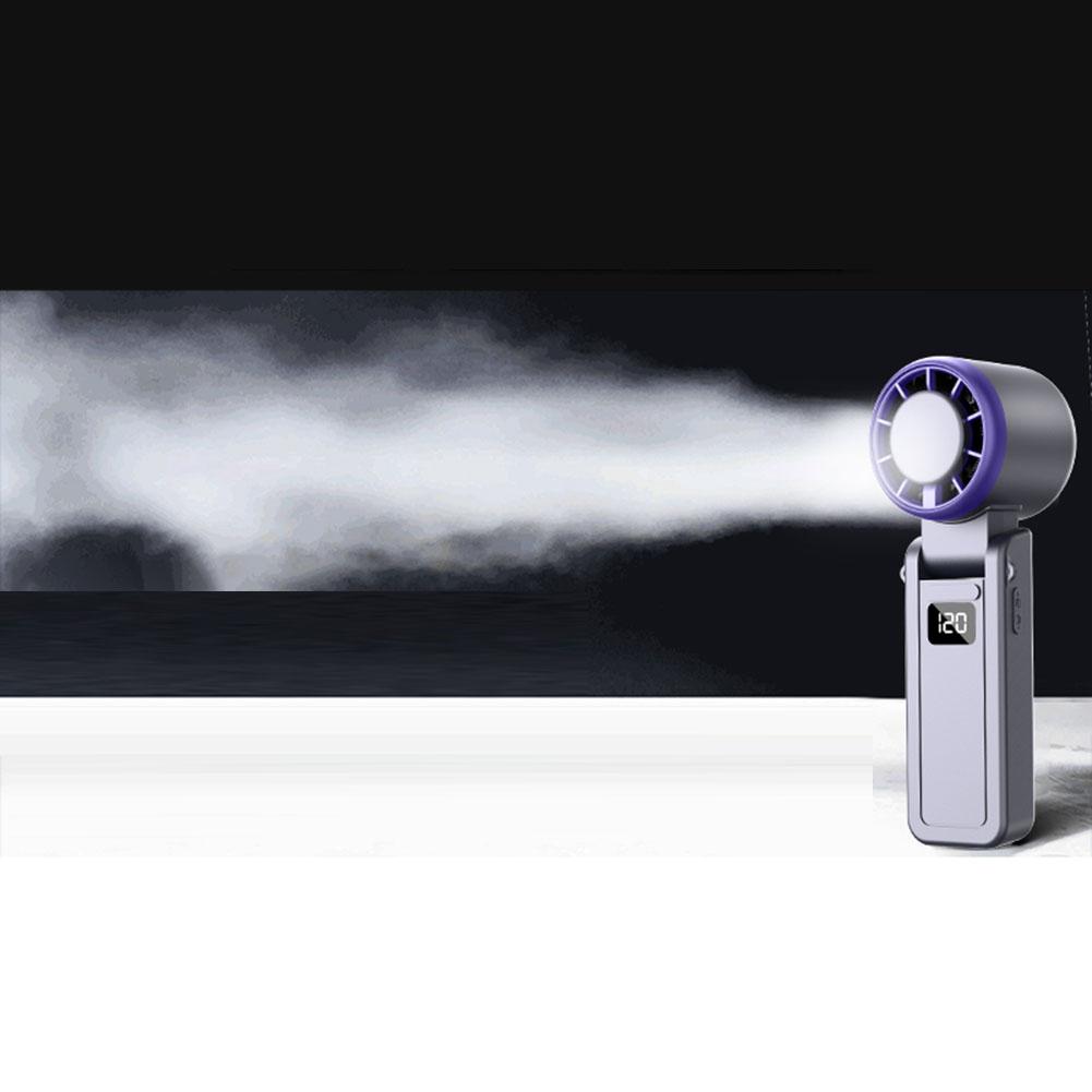 Adjustable Speed Cooling Fan Compact Design Adjustable Speeds 120 Speed Adjustment 3600mAh Battery 8 M s Airflow