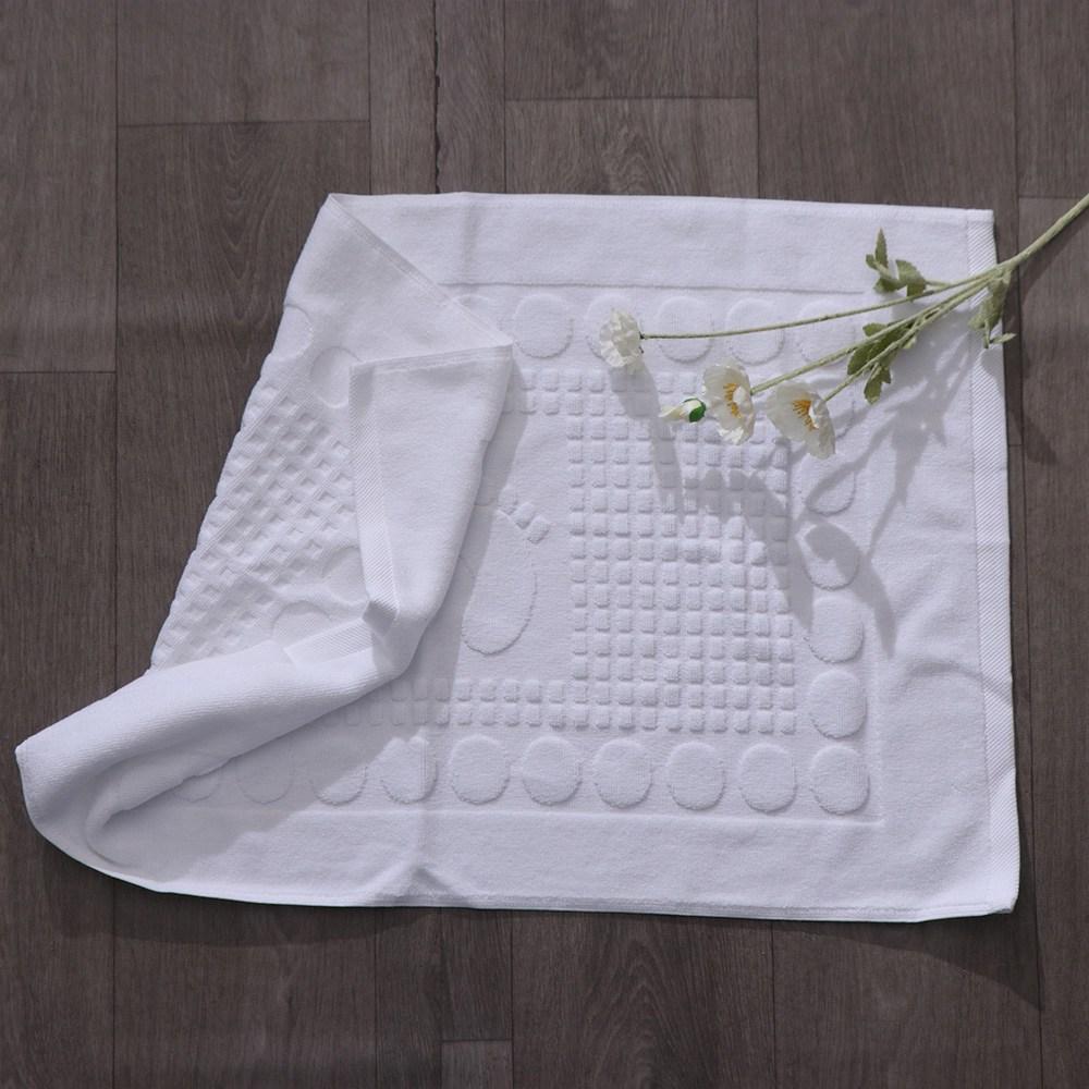 

White Bathroom Mat Cotton Shower Mat Bathtub Towels Feet Towel Living Room белый
