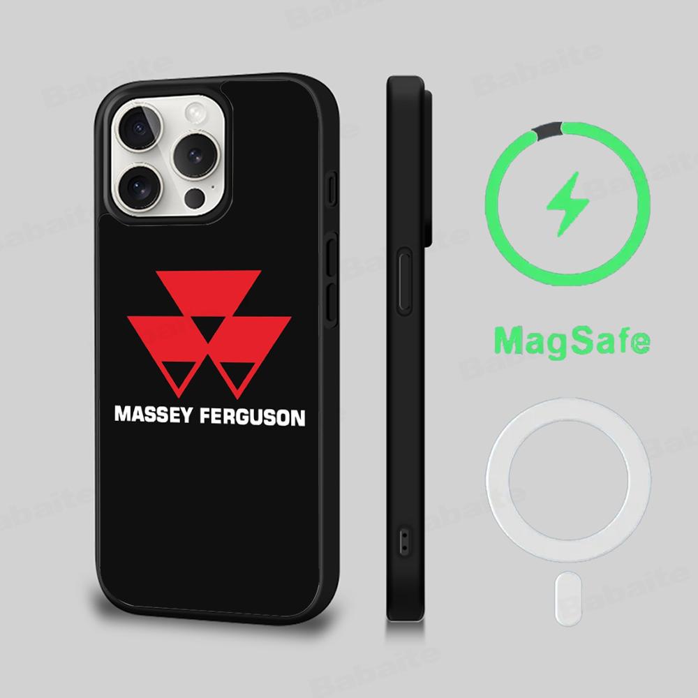 Massey Ferguson Phone Case Magnetic Case For IPhone 16 14 13 12 11 15 Pro Max Plus For Magsafe Wireless Charge Cover