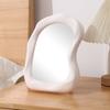 New Hanging/Desktop Makeup Mirror Cream Style Mirrors Cloud Shaped Student Dormitory Bedroom Bathroom Vanity Mirror Pink White