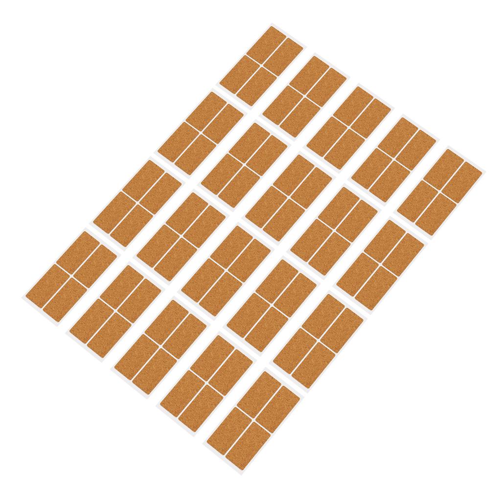 80 ks Korková Dřevěná Nálepka Štítek 30x60mm Voda Olej Vodotěsný Samolepicí Dřevěný Štítek pro Kuchyň Kancelář Školu