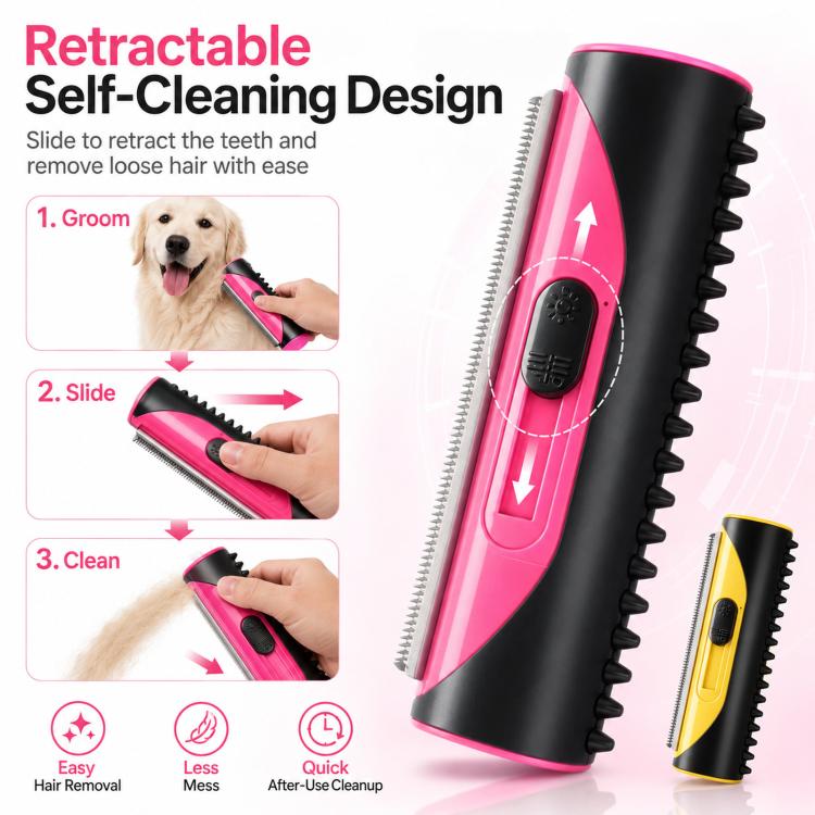 Dog Massage Comb Pet Shedding Cleaning Grooming Tool