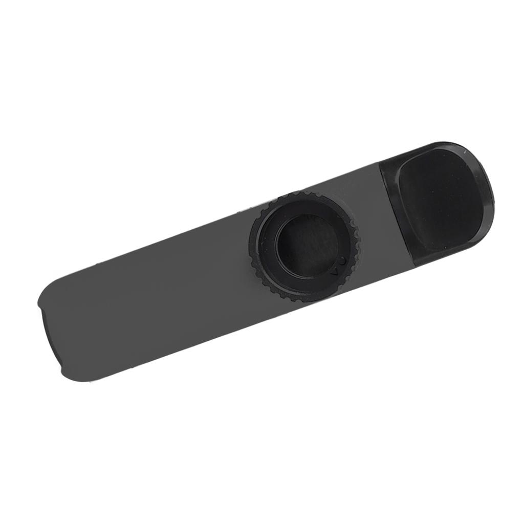 Kazoo Flute ABS Flute Musical Wind Instrument with Diaphragm for Playing Performance Black