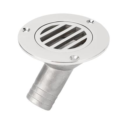 Marine Deck Drain 316 Stainless Steel 1in Boat Floor Deck Drain Cover Yacht Deck Drainage Hardware Replacement