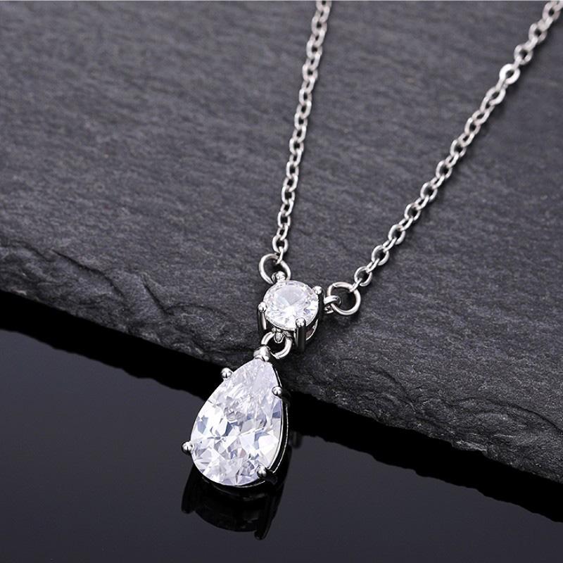 Xiaomi Huitan Frischer Stil Damen Halskette Trendige Hochzeits-Verlobungsparty-Accessoires Glänzende Perle CZ Jubiläum Vielseitiger Schmuck Geschenk