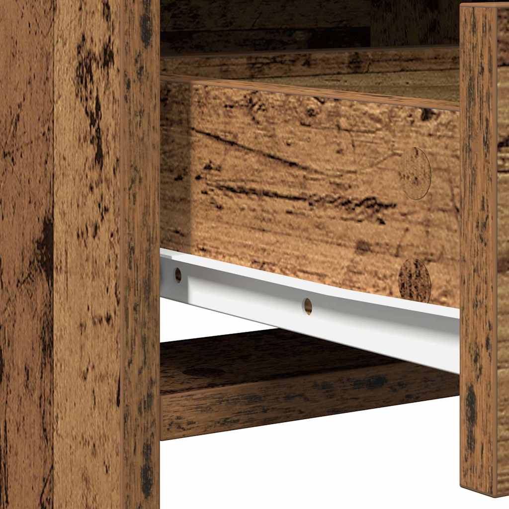 Makeup Table 2 pcs Brown 50 x 41 x 135 cm Particleboard