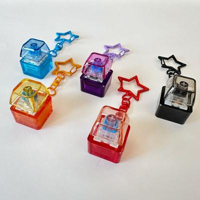Klíčenka na dekompresi Tlačítko mechanické klávesnice Klíčenka na prst Pentagram Přívěsek Hračka na odbourání stresu Senzorická hračka Dárky