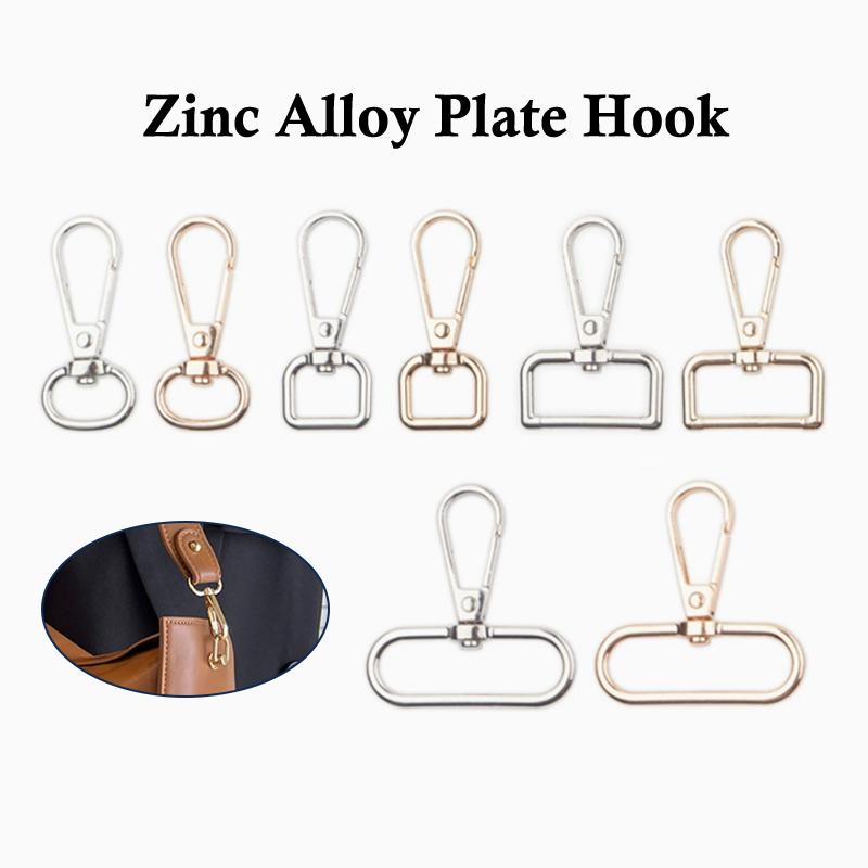 10Pcs Zinc Alloy Swivel Snap Hooks With Heavy Duty Rust Proof Structure For Diy Bag Making Keychain Lanyard Crafting Projects
