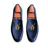 Fashion New Blue Flock Loafers for Men Casual Shoes Breathable Slip-On Men Shoes  Zapatos Casuales Para Hombres Men Shoes
