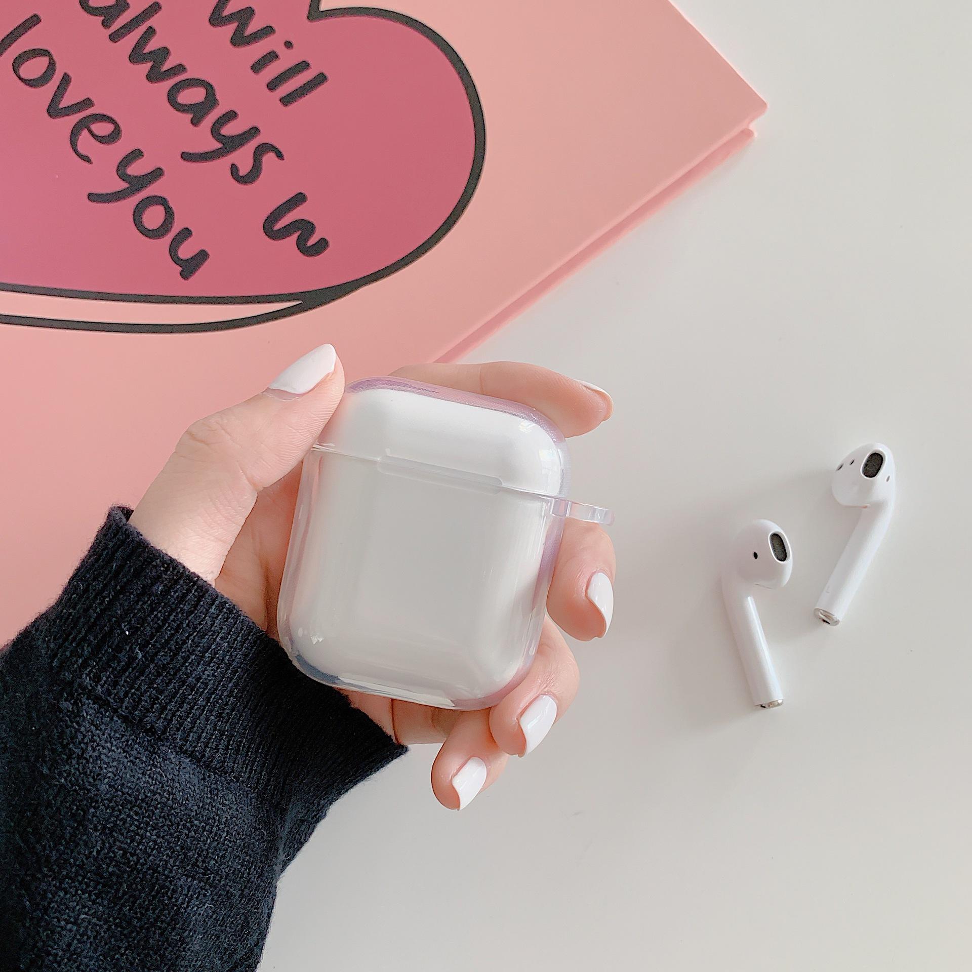 Coques Personnalisées Sakura en TPU Transparent Pour Airpods pro2ème 4 Mode Silicone Housse pour Écouteurs AirPods 1/2/3 case For airpods 4 pur
