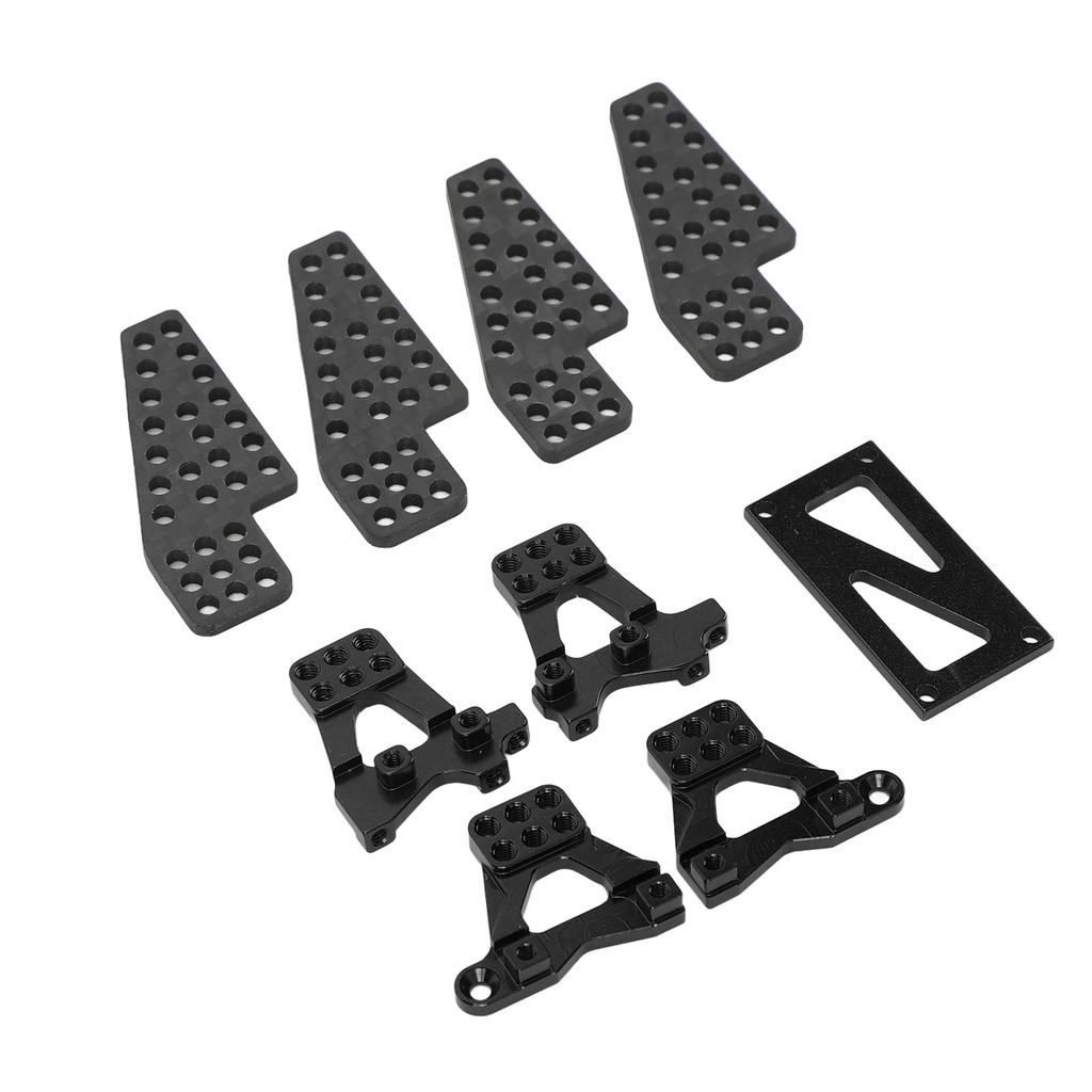5pcs RC Damper Mount Stand Upgrade Aluminum Alloy Carbon Fiber Shock Damper Bracket for 118 RC
