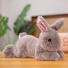 Simulation Animal Rabbit Doll Plush Toy Bunny Rabbit Doll Children Sleep Soothing Rag Doll Birthday Gift