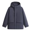 Men's Winter Hooded Warm Down Jacket - Versatile Double-Open Fashion Windbreaker