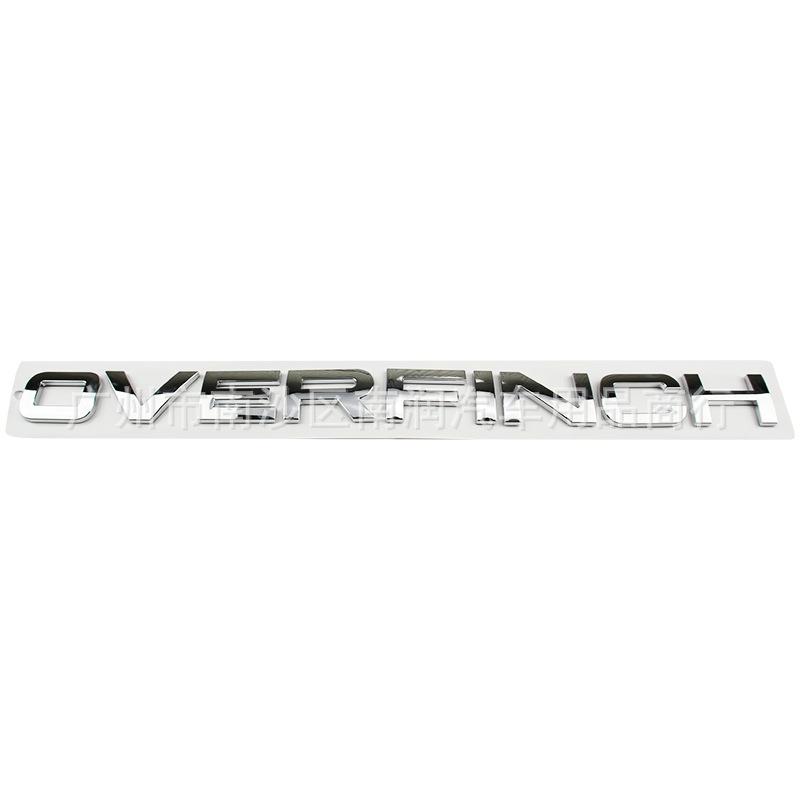 Car ABS Chrome Decals Sticker For Landrover Rangerover Overfinch I322 Discovery Hood Trunk Letters Logo Emblem Badge Sticker