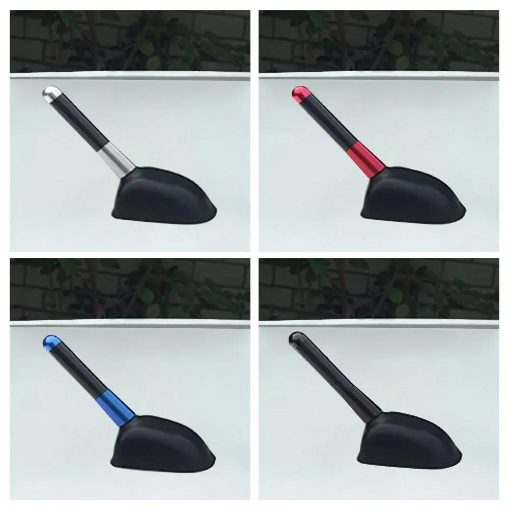 8CM Stubby Mast Carbon Fiber Radio Antenna Aerial Enhanced Signal Antenna Auto Accessories For Smart Fortwo Forfour 453 451 450