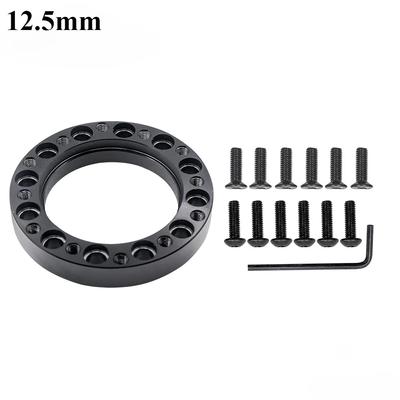 Universal Steering Wheel Hub Spacer 12.5/51/76/101 Mm Steering Wheel Hub Boss Kit Adapter Spacer Black Car Accessories