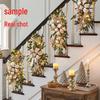 Nordic Christmas Staircase Garland Ornament for Home Decoration