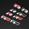 2026 Hot For VW VOLKSWAGEN 3D Car Front Grille Emblem Side Rear Trunk Badge Sticker for Volkswagen VW Rline R Logo Polo Passat G