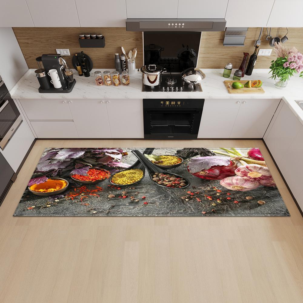 Kitchen Mat Entrance Door Mat Living Room Bedroom Long Carpet Corridor Non-slip Floor Children's Carpet