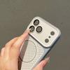 Applicable to Apple 17Promax mobile phone case Bee magnetic suction iPhone16PM mesh cooling 15Pro protective case