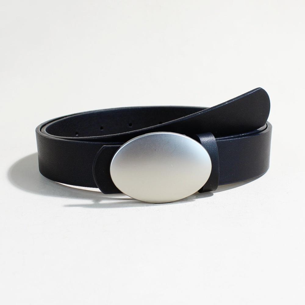 

Джинсовый ремень женский овальная металлическая пряжка декоративный ремень женский простой ретро повседневный ремень 105Cm long