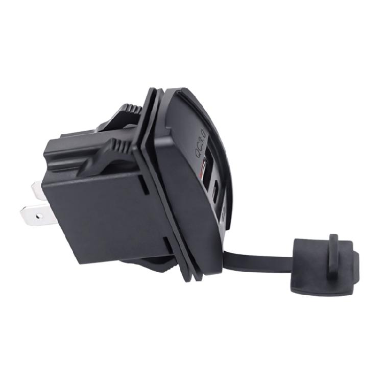 USB QC3.0 & PD Type C Car Chargers Marine Motorcycle Power Outlet 12V 24V