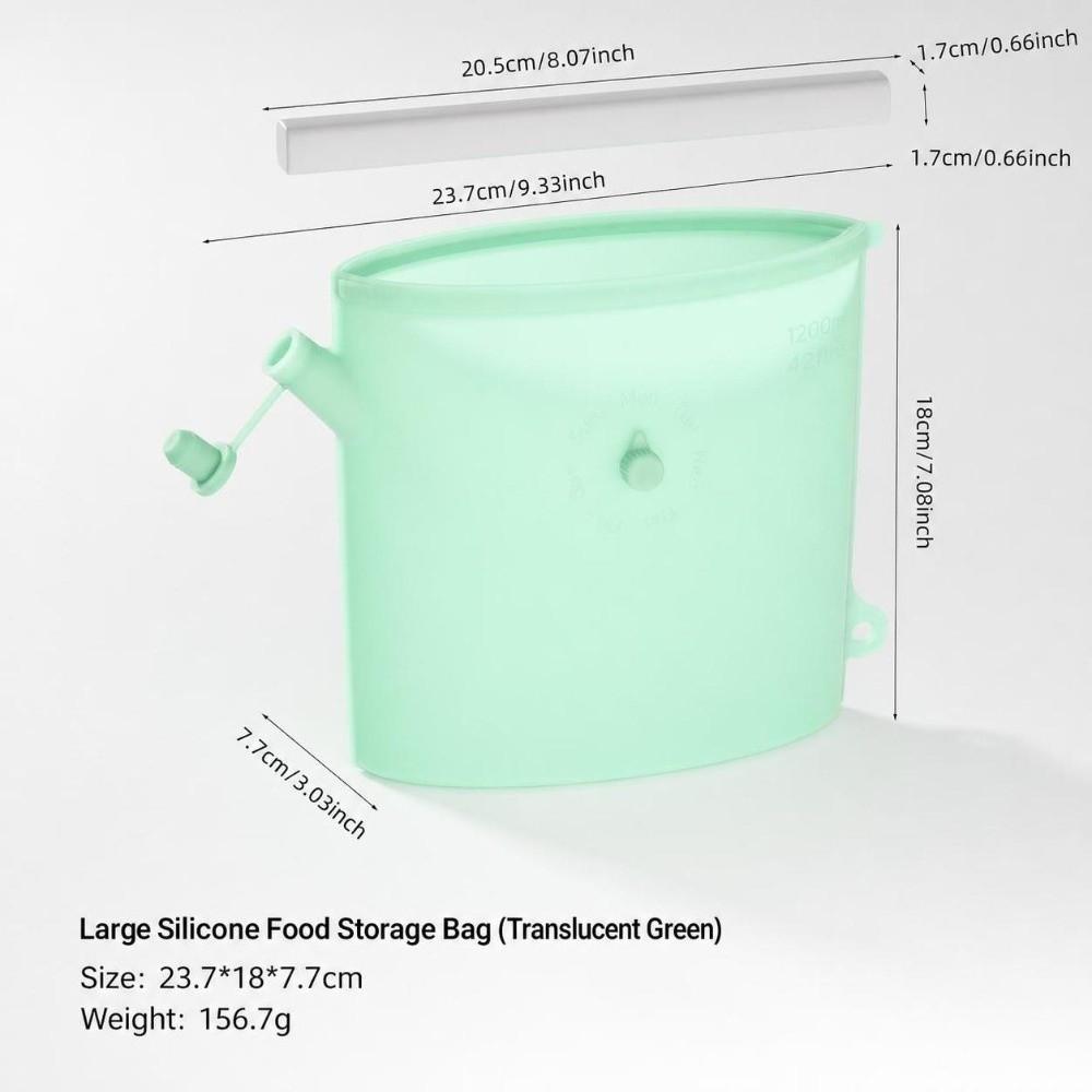 Reusable Food Preservation Bag Moisture-proof Food Packaging Bag  for Kitchen