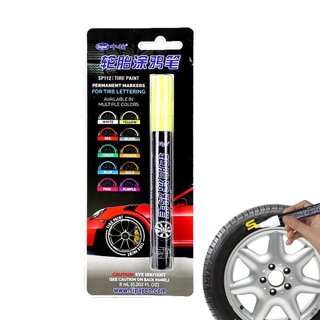 Tire Pen, Waterproof Tire Marker, Car Tire Pen Pen White Tire Design