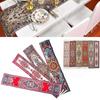 Multi-colored Miniature Woven Rug 1:12 Scale Mini Floor Coverings Doll House Tableflag  Dollhouse
