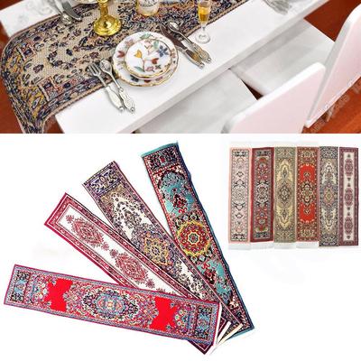 Turkish Style Dollhouse Carpet 1:12 Scale Doll House Tableflag Toy Miniature Woven Rug  Dollhouse