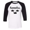 HAMMERFALL Cd Lgo 3 CROWNS Official RAGLAN SHIRT LRG New Brave Legacy Renegade