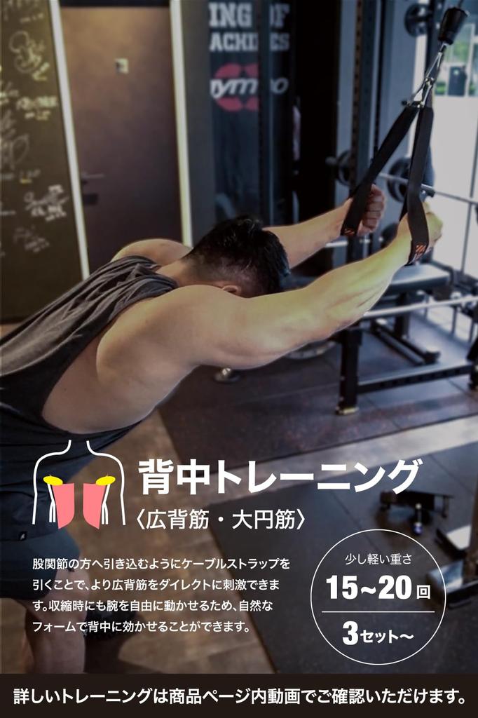 [IFBB PRO Koudai Yuasa Supervision] ALLOUT Cable Straps - Eight Straps - Cable Machine - Strength Training - Beginner Friendly - 3x Training Efficienc