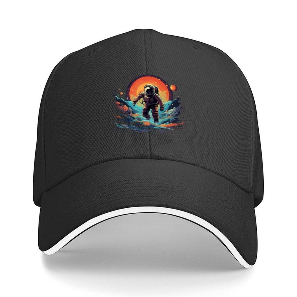 Astronaut in the ocean Baseball Cap Unisexs big size hat birthday tactical cap Unique hats Caps For Women Unisexs