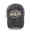 Unisex Washed Cotton Baseball Cap Letter Embroidered Vintage Snapback Hat Men And Women Streetwear Outdoor Sports Hats