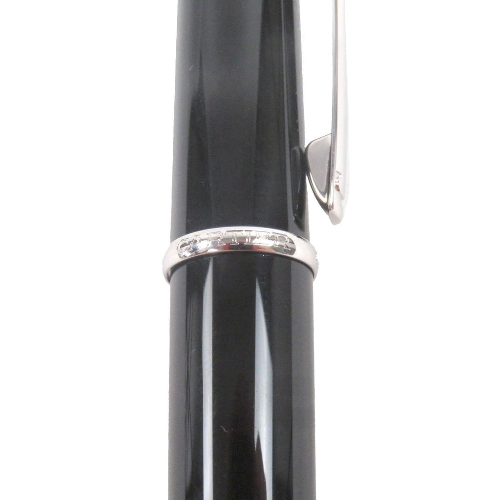 Excellent Cartier Ballpoint Pen Mini Diavolo De Cartier Black Silver Used