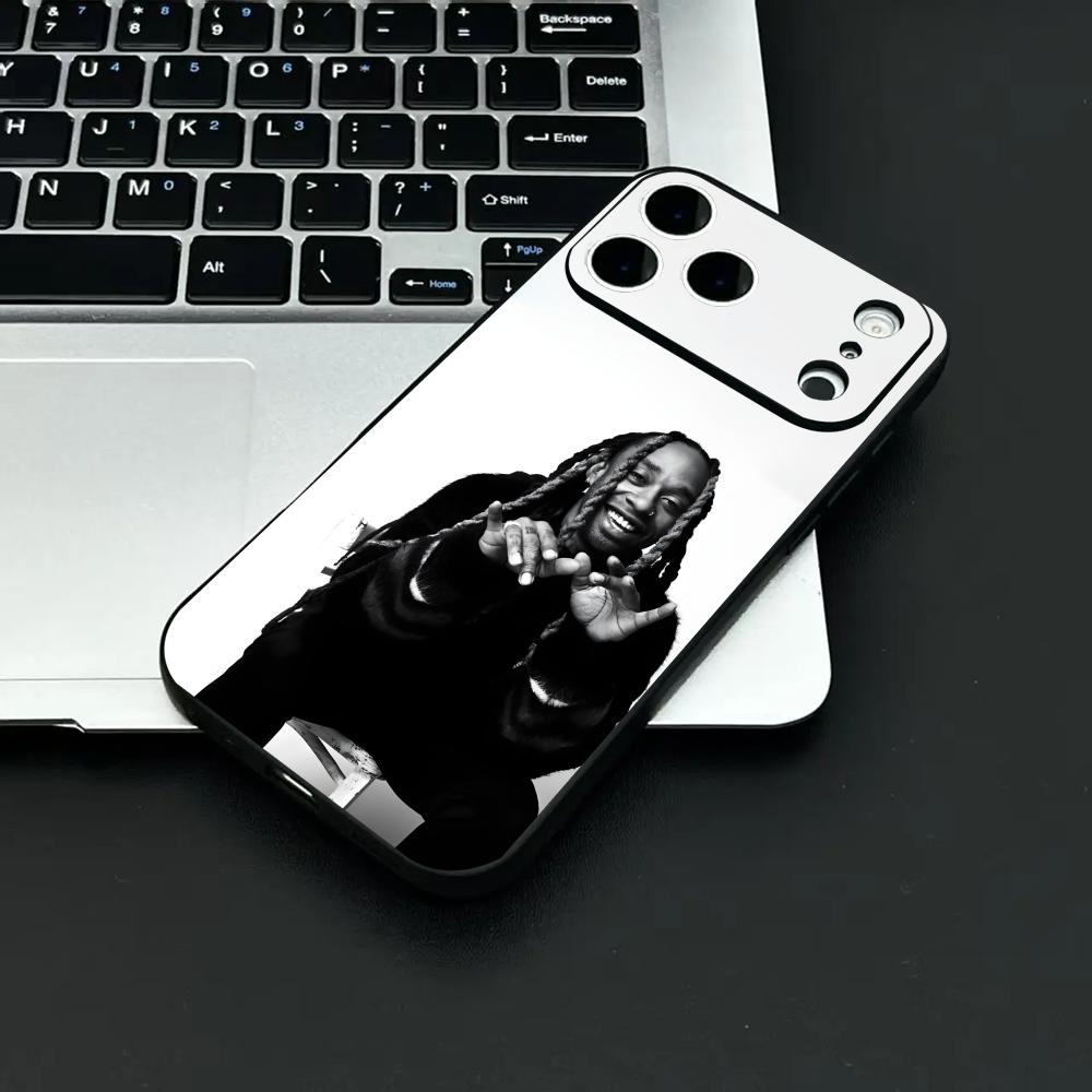 Hip Hop Singer Ty Dolla Sign Phone Case for iPhone 12-17 Air Plus Pro Max Satin Glossy Colorful Great Gift Phone Case