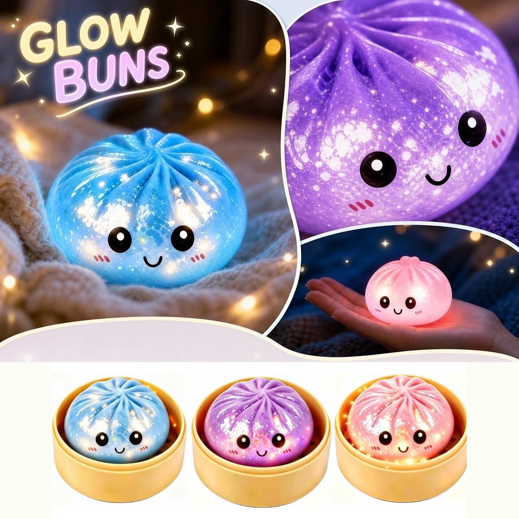 Squishy Sensory Stress Relief Toy Soft Squeeze Dumpling Shape Stress Ball for Anxiety and Focus Relief Kids and Adults Toy