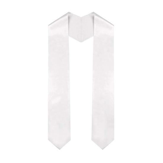 Graduation Stole Super Soft Vibrant Color Faux Silk Unisex Adult Graduation Honor Stole for Students