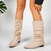Anti-slip Shoes - New Style, Large Size, Fashionable Boots, Flat Bottom, Long Boots, Women's Shoes