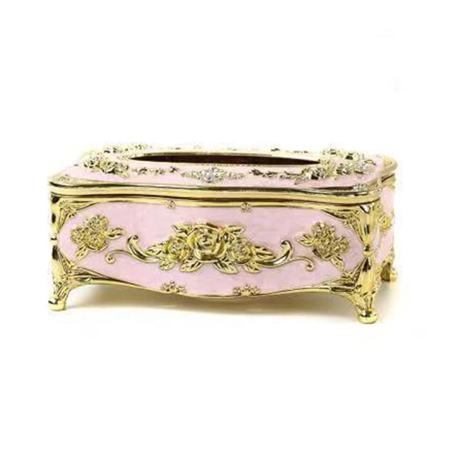 Europäische Taschentuchbox, hochwertige Servietten-Extraktionsbox für Restaurants, Küchen- und Wohnzimmer-Tisch-Taschentuch-Aufbewahrungsbox, Moai