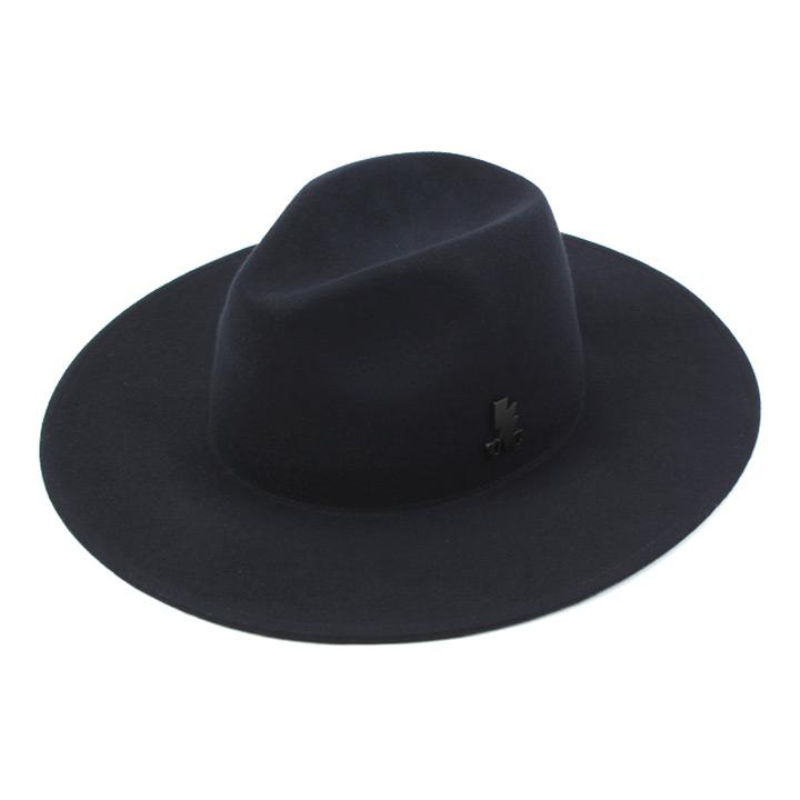 Yunibeosyeolkemiseuteuli Thunder Wool Navy Fedora