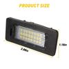 2pcs License 24LED Plate Number Lights for BMW X Series E70 X5 X5 M 2007-up