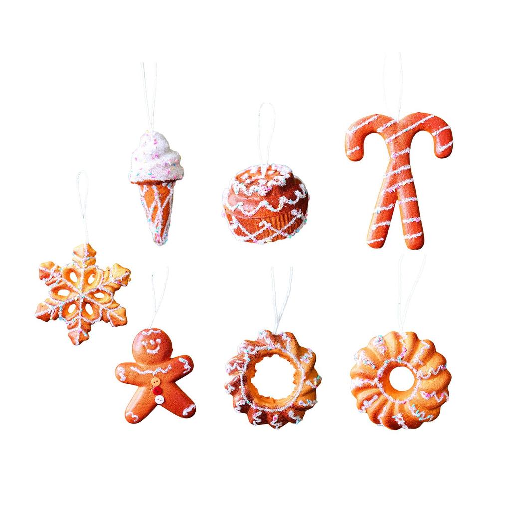 Christmas Tree Ornament Creative Cute Xmas Pendant Christmas Decoration Sweet for Birthday Festivals Holidays Home Themed Party