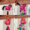 Chinese Zodiac Horse Lucky Pendant Chinese Spring Festival Car Hanging Ornament Exquisite Tassels Pendant Home Decoration Gifts